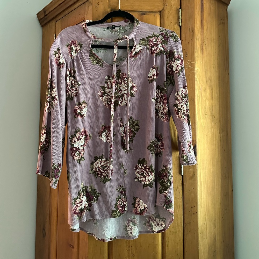 Staccato Lavender Floral Blouse